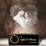 ZOCI VOCI LED photo frame with BT speaker – product photo 2