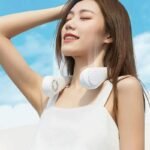 Portable bladeless wearable USB neck fan – product photo 4