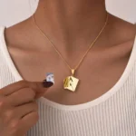 Photo locket necklace – product photo 1