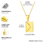 Photo locket necklace – product photo 5