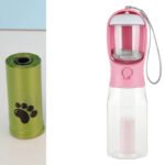 3-in-1 Portable Dog Water Bottle – Travel Feeder with Poop Bag Dispenser - Image 5
