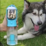 3-in-1 Portable Dog Water Bottle – Travel Feeder with Poop Bag Dispenser - Image 2
