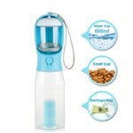 3-in-1 Portable Dog Water Bottle – Travel Feeder with Poop Bag Dispenser - Image 4